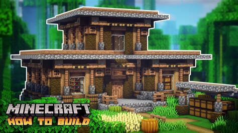 Minecraft House Ideas Jungle Wood Design Talk