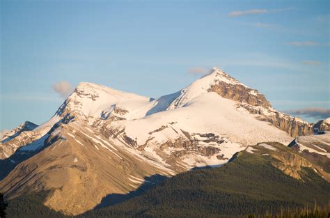 Blue Sky Mountain Peak Outdoors Woodland Crest Sky Beauty In