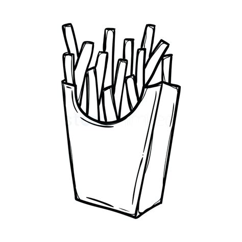 Cartoons and animations have proved that they are everyone's cup of tea. Fries Drawing at GetDrawings | Free download
