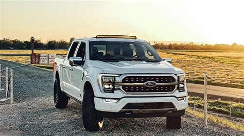 2021 Ford F 150 Platinum Leveled On 34s Youtube