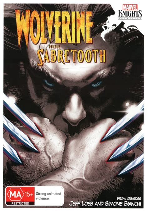 Marvel Knights Wolverine Vs Sabretooth Usa Dvd Amazones