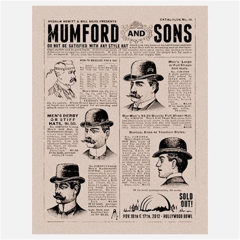 Mumford And Sons Mumford And Sons Mumford Gig Posters