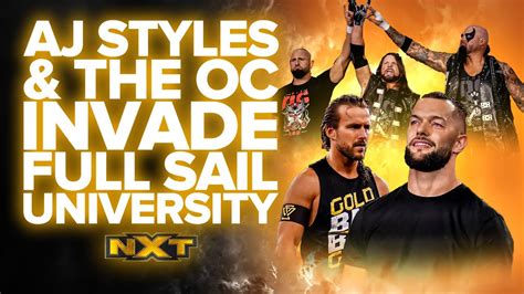 Aj Styles And The Oc Defend Raw And Invade Nxt Wwe Nxt Nov 6 2019 Full