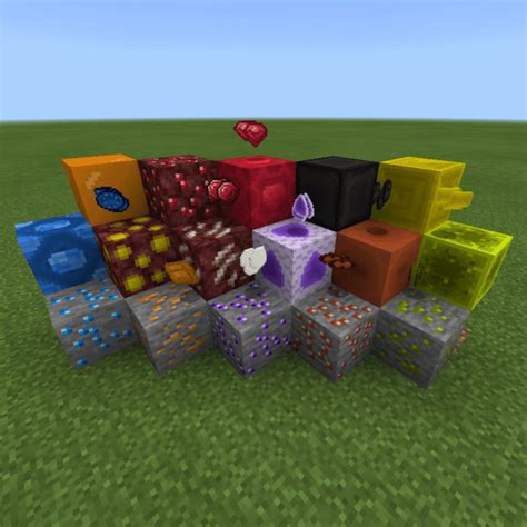 Ores To Gem Mcpe Texture Packs