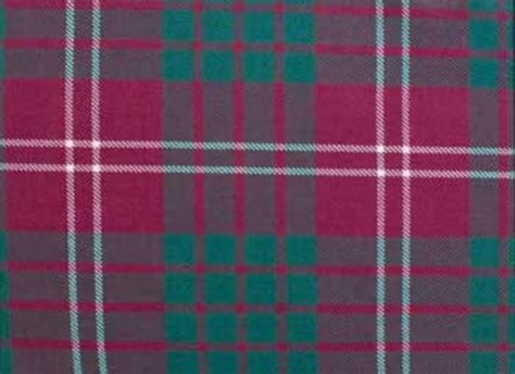 Crawford Ancient Tartan Material And Fabric Swatches Scots Connection
