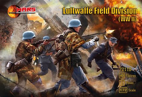 Luftwaffe Field Division Wwii 40 Figures In 8 Poses Last One