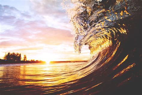 Summer Wave Surfing Photography Waves Wallpaper Beach Sunset Wallpaper
