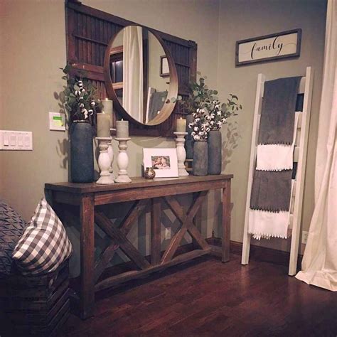 Cool 85 Best Farmhouse Entryway Decorating Ideas Source Link