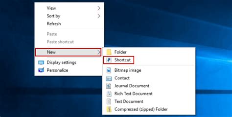 Create Restart Shortcut On Windows 10 Desktop