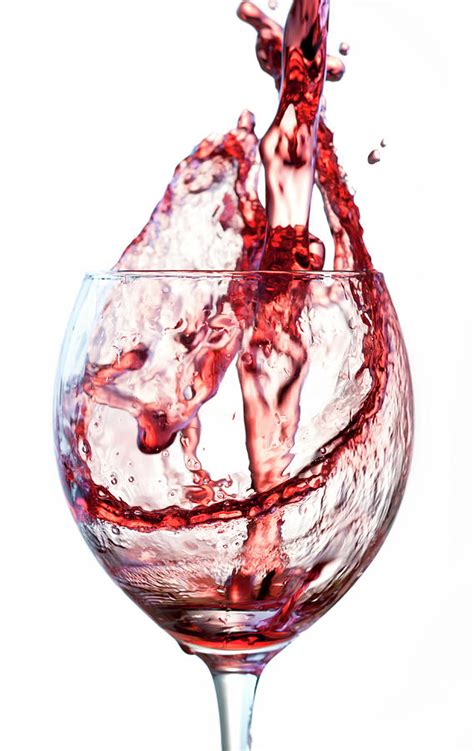 Wine Glass Splash Art