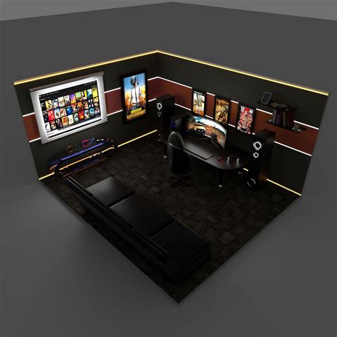 game room 3D 3d | CGTrader