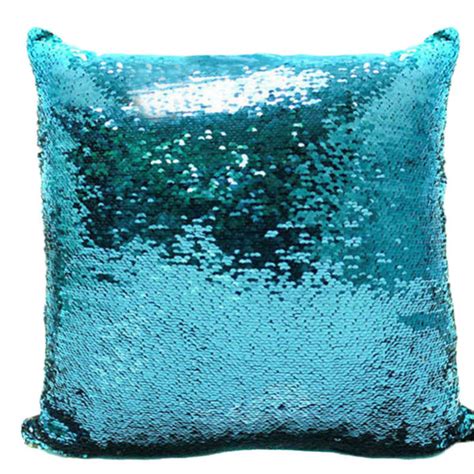 Magic Mermaid Sequin Reversible Cushion Cover 40cmx40cm Color Changing