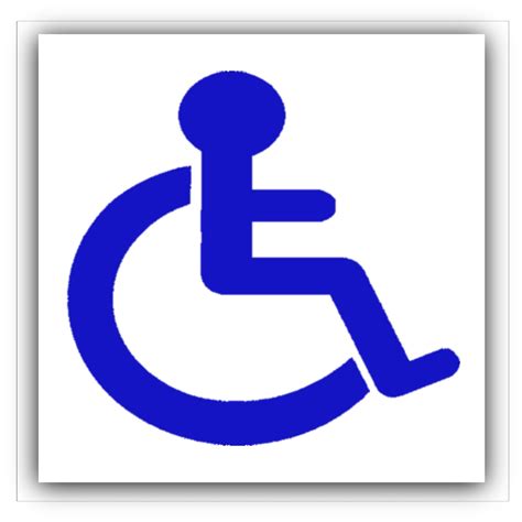 Buy Disabled Logo Car Sticker Disability Wheelchair Mobility Self