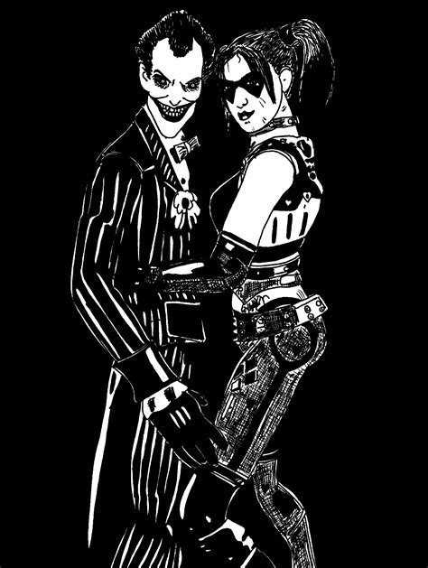 Joker And Harley Quinn By Ladyjart On Deviantart