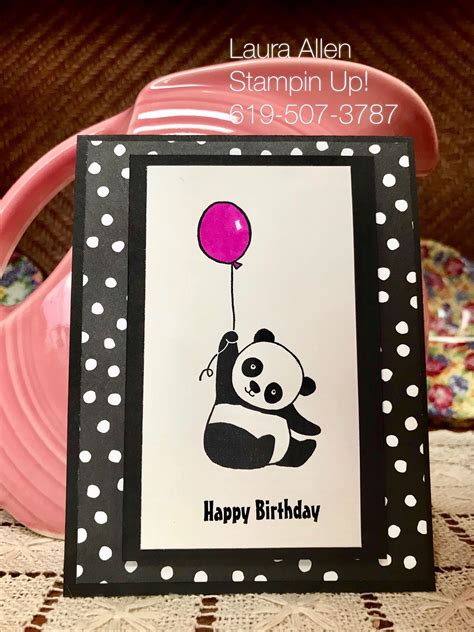 Party Pandas From The Stampin Up Sale A Bration Catalog January 3rd