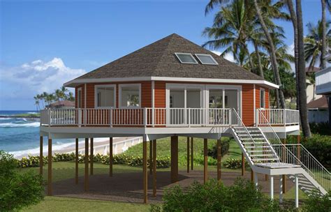 Pedestal And Piling Homes House On Stilts Beach House Plans Small
