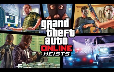 Wallpaper The Bank Robbery Rockstar Criminals Gta 5 Grand Theft