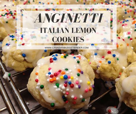 Allow cookies to dry before stacking. Anginetti Italian Lemon Cookies with Coloured Sprinkles ...