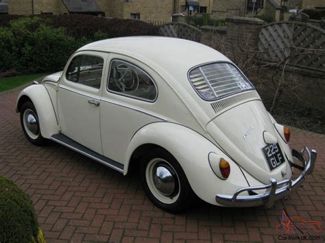 1963 White Vw Beetle Fully Restored