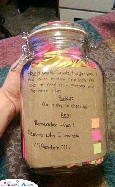 Gifts image quotes for facebook status, your website or blog. A Jar of Notes - Lovely and Personal Gift Ideas ...