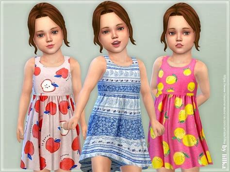 Toddler Dresses Collection P144 By Lillka At Tsr Sims 4 Updates