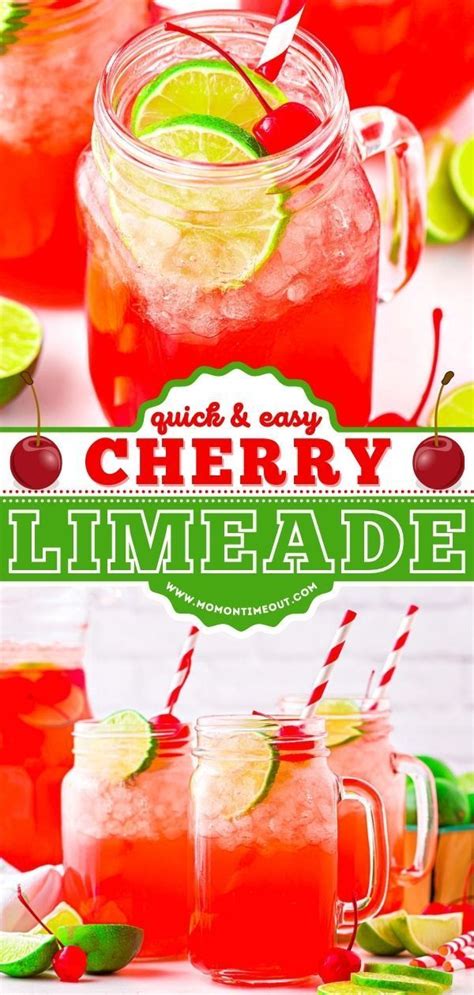 Cherry Limeade Sonic Copycat Limeade Recipe Cherry Limeade Sonic