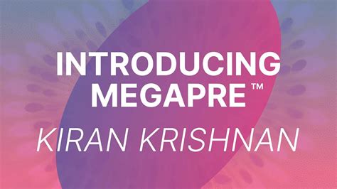 Kiran Krishnan Megapre™ Youtube