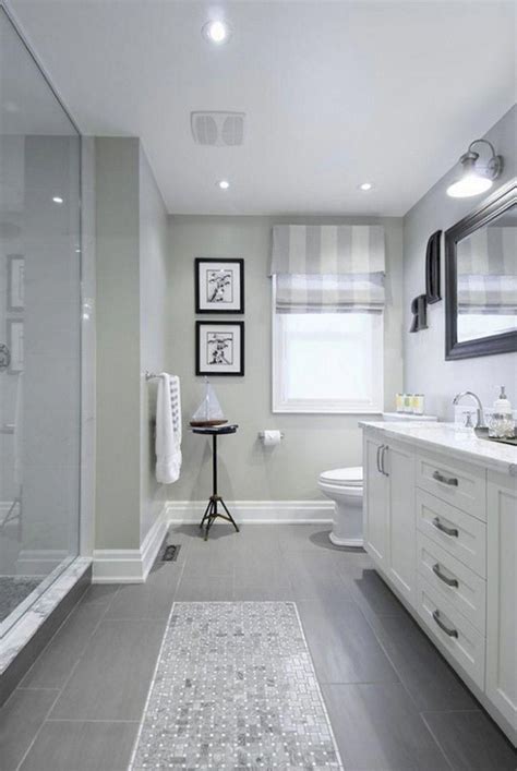 57 Amazing Small Master Bathroom Tile Makeover Design Ideas White