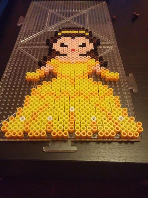 Made Belle With Some Perler Beads Disney