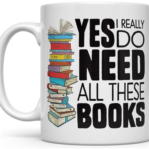 book lover coffee mug bookish t fandom mug t for her etsy