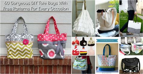 60 Gorgeous Diy Tote Bags With Free Patterns For Every