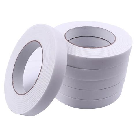 Pcs Pcs High Quality Double Faced Adhesive Tape White Powerful