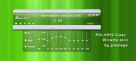 Another Transparent Winamp Skin Polaris Clear Tips Tweaks