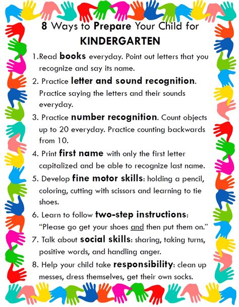 Kindergarten Readiness Greencastle Antrim Primary School