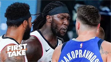 First Take Reacts To Montrezl Harrells Comments To Luka Doncic And Apology Part 1 Youtube