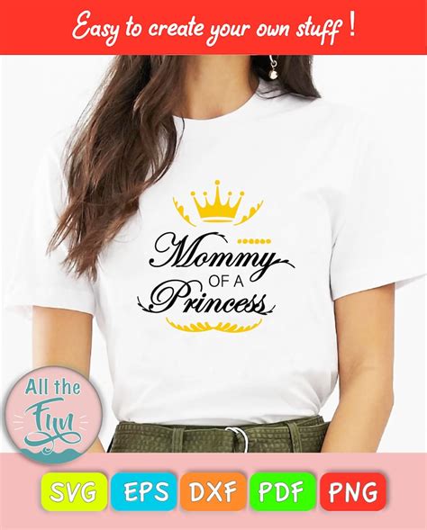 Mommy Of A Princess Svg Daughter Of A Queen Svg Mother And Etsy France