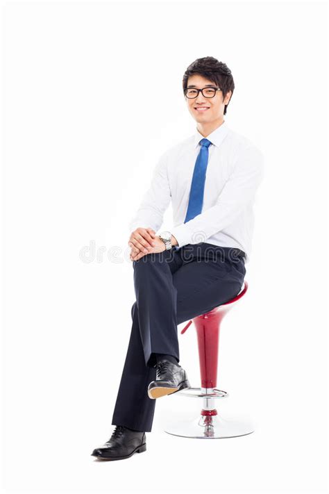 8836 Confident Business Man Sitting Chair Stock Photos Free