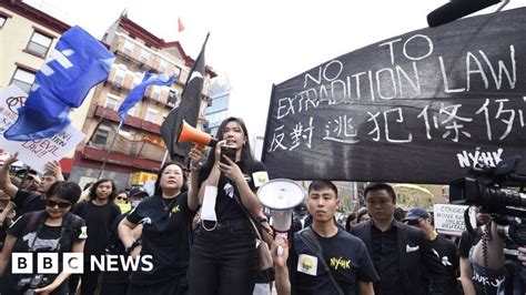 Hong Kong Protests How Tensions Have Spread To Us Bbc News