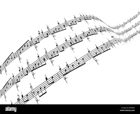 3d Music Notes Stock Photo Alamy