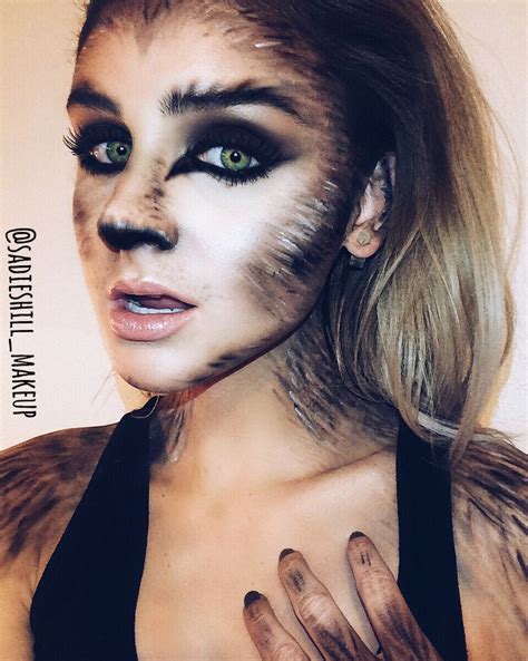 Werewolf Halloween Makeup Sadieshillmakeup Maquillaje De Lobo Maquillaje De Halloween