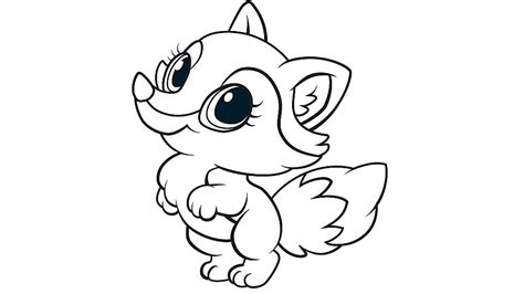 Your task in this game is to make coloring for this picture. Cute Fox Coloring Pages at GetColorings.com | Free ...