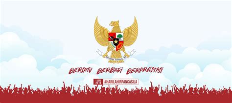 Pancasila sendiri merupakan dasar ideologi yang mempersatukan pandangan hidup masyarakat di indonesia. Hari Lahir Pancasila 2018 - Bersatu, Berbagi, Berprestasi ...