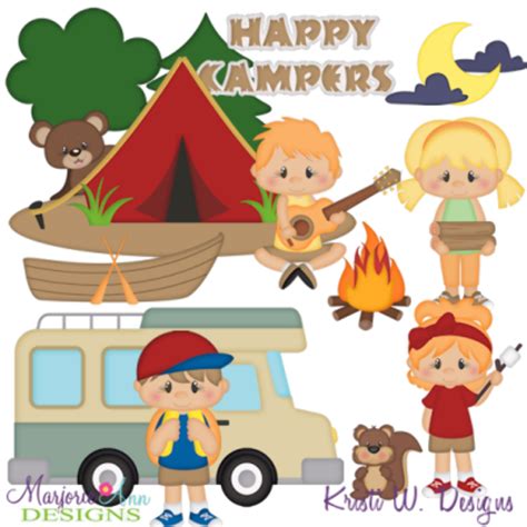 Download High Quality Camping Clip Art Happy Camper Transparent Png