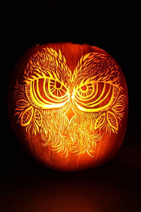 Happy Halloween 2016 Another Owl Pumpkin Carving Pumpkin Carving
