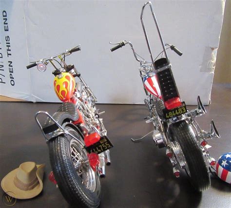 Captain America Chopper And Billy Bike Harley Davidson Franklin Mint