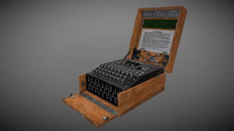 Enigma Machine 3d Model By Julia M J F8cf723 Sketchfab