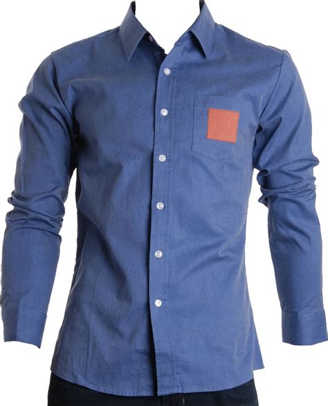 Download the perfect denim shirt pictures. Denim Blue Full Plain Shirt PNG Image - PurePNG | Free ...