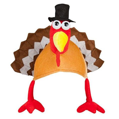 Allywit Turkey Hats For Happy Thanksgiving Party Costume Outfit Dress Decorations