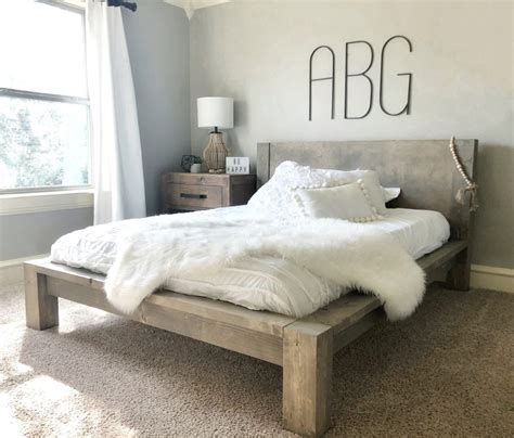 Making a cutting list is not a bad idea. DIY Rustic Modern Queen Bed - Shanty 2 Chic