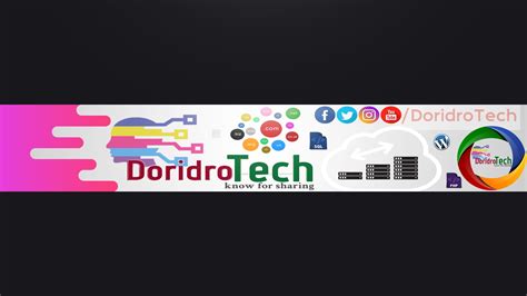 Youtube Banner Template Tech Doridrotechcom
